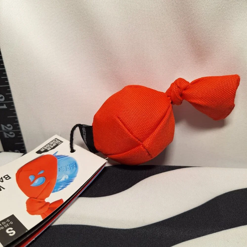 NWT Bark Super Chewer Water Balloon Bomb Dog Toy S